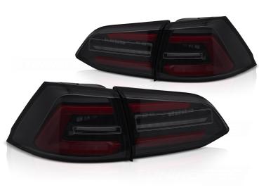 Voll LED Lightbar Rückleuchten für VW Golf 7 (VII) Variant 13-17 Schwarz Smoke